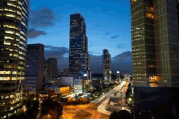 Seoul at night